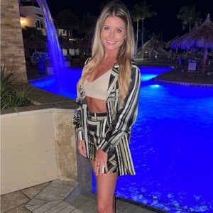 SER.O.YA shorts and shirt set.